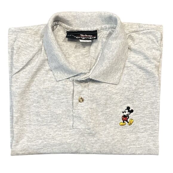VTG 90's Disney Originals Shirt Polo Men’s XXL Embroidered Mickey Mouse Cotton - Picture 1 of 9